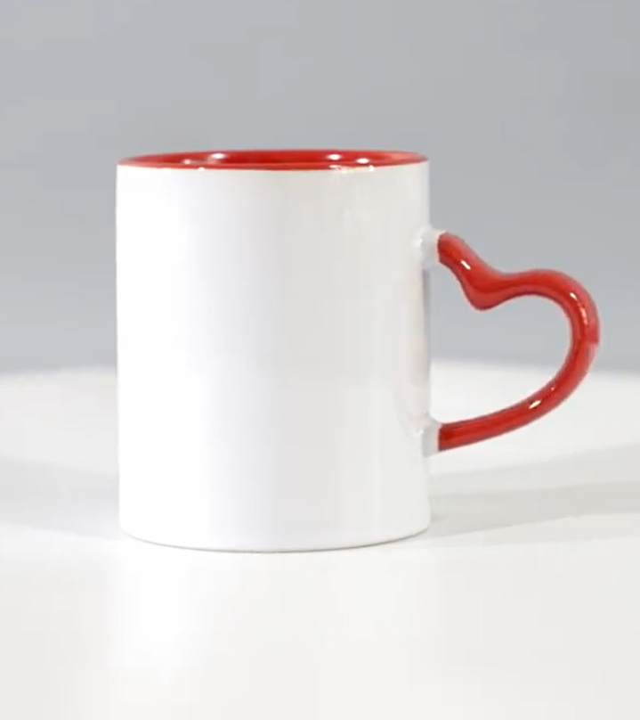 11 Oz Blank Sublimation Ceramic Mug, DIY Coated Blank Porcelain