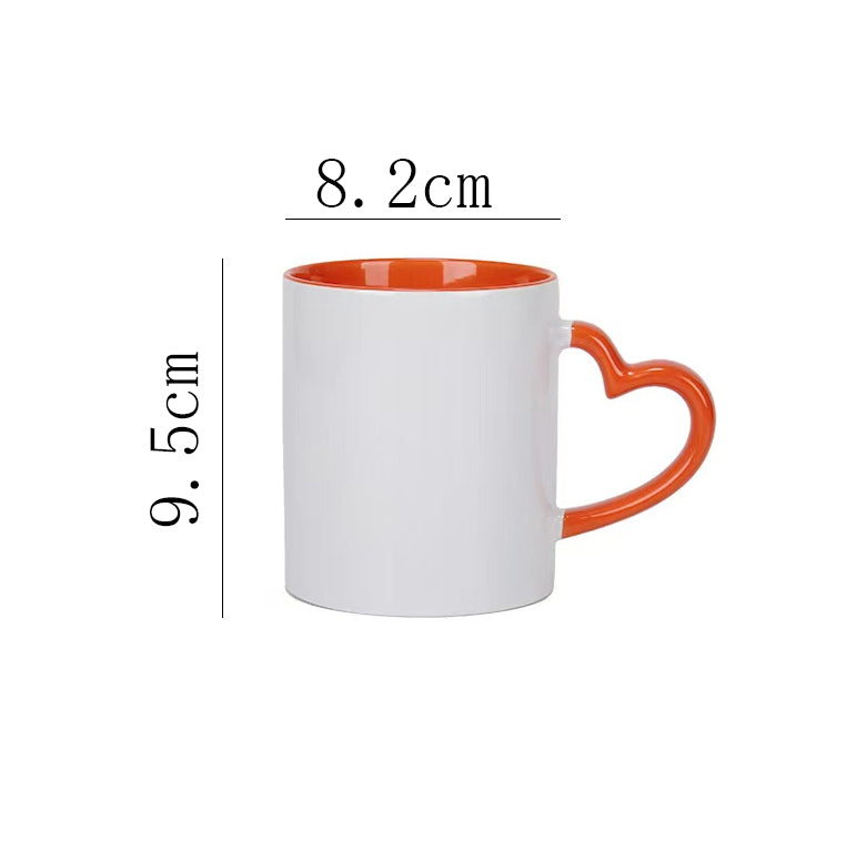 Cheap Bulk Sale Sublimation Blank Mug Supplier 11OZ Color Inside